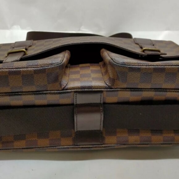 ⭐️EUC Louis Vuitton Broadway Ebene Brown Damier Messenger Bag - Picture 4 of 14